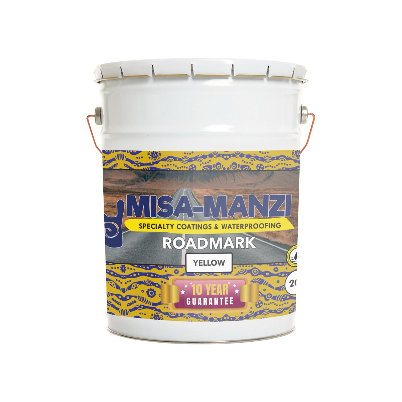 Misa Manzi Water Based Roadmarking - Yellow (20L)